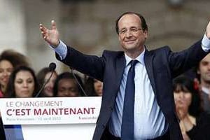 François Hollande cherche à donner de lui-même l’image d’un homme neuf. © AFP