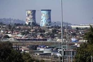 Vue sur le township de Soweto, d’où la jeune fille de 17 ans était originaire. © AFP