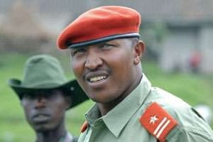 Le général Jean-Bosco Ntaganda le 11 janvier 2009 à Kabati. © AFP