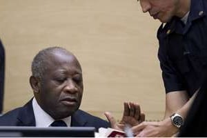 Laurent Gbagbo, le 5 décembre 2011 à la CPI. © AFP