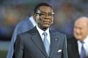 Le président de la Republique de Guinée Equatoriale, Teodoro Obiang. © AFP