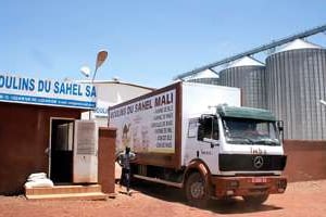 Les Moulins du Sahel, au Mali, ont été lancés en mars 2011 grâce à l’appui de banques sous-régionales. © Emmanuel Daou Bakary/J.A.