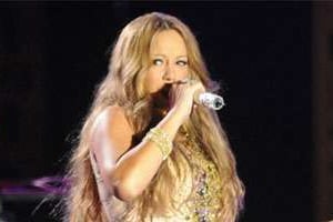 La star internationale Mariah Carey, à la 11e édition du festival de Mawazine. © AFP