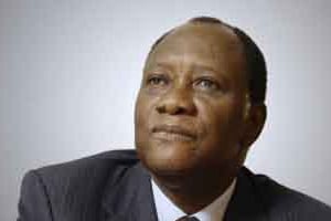 Alassane Ouattara estime que la croissance atteindra 10% chaque année entre 2013 et 2015. © Vincent Fournier/J.A.