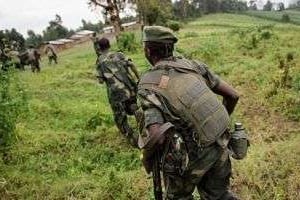 Des soldats congolais en mai 2012 au Nord-Kivu. © AFP