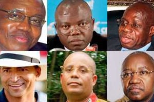 Six personnalités congolaises de poids sont originaires du Katanga. © Vincent Fournier/Baudoin Mouanda pour J.A./Montage J.A.