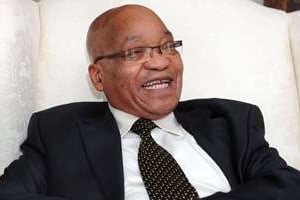 Le président sud-africain Jacob Zuma. © SIPA