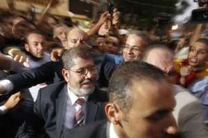 Le candidat des Frères musulmans, Mohamed Morsi. © AFP