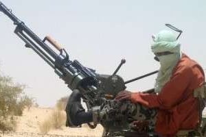Un rebelle islamiste dans le Nord-Mali en avril 2012. © AFP