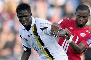 Modibo Maïga (FC Sochaux) pourrait rejoindre un club anglais. © AFP