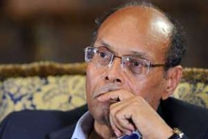 Le président tunisien Moncef Marzouki. © AFP