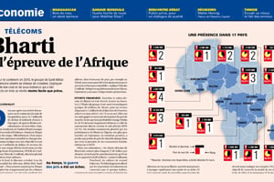 Cette semaine dans Jeune Afrique, la longue marche africaine de Bharti.