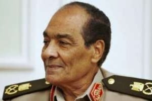 Le maréchal Hussein Tantaoui, chef du CCSFA et ministre de la Défense. © Reuters