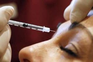 Injection de Botox. © AFP