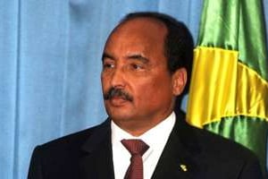 Le président mauritanien Mohamed Ould Abdel Aziz, le 21 décembre 2011 à Alger. © AFP