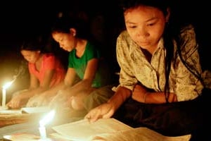 Plus de 600 millions de personnes ont été privées d’électricité dans le nord de l’Inde. © Anupam Nath/AP/SIPA