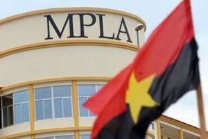 Le siège du Mouvement populaire pour la libération de l’Angola (MPLA) à Cabinda. © AFP