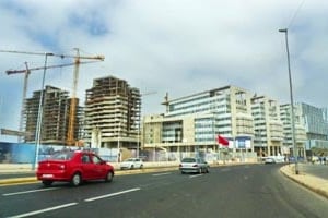 Lancé en 2006, le chantier de Casablanca Marina accuse près d’un an de retard. © Hassan Ouazzani/JA