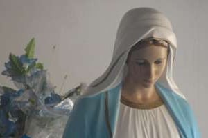 La Vierge de la paroisse Notre-Dame de Padoue. © DR