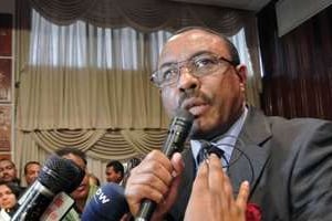 Le vice-Premier ministre éthiopien, le 17 août 2012 à Addis Abeba. © AFP