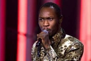 Le musicien nigérian Seun Kuti à Oslo, le 11 décembre 2008. © AFP