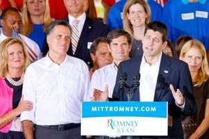 Les candidats républicains en meeting en Virginie, le 12 août. © AFP