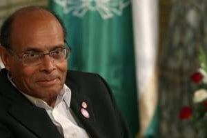 Le président tunisien Moncef Marzouki à Tunis, le 30 juillet 2012. © AFP