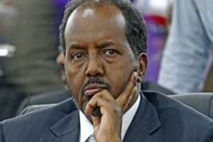Le nouveau président somalien, Hassan Cheikh Mohamoud, est un universitaire. © AFP