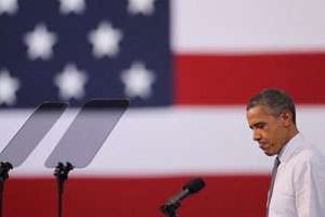 Barack Obama le 12 septembre à Las Vegas. © AFP