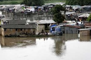 Au Nigeria, les inondations frappent surtout les États de l’Adamawa et de Katsina. © AFP