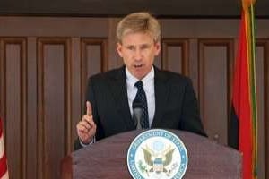 L’ambassadeur américain en Libye, Chris Stevens, victime de l’attaque du consulat de Benghazi. © AFP