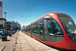Longue de 31 km, la première ligne de tramway doit entrer en service le 12 décembre. © Hassan Ouazzani/JA