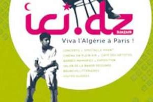 Affiche du festival Ici.dz, viva l’Algérie à Paris ! © DR