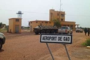 Vue de l’aéroport de Gao, dans le nord du Mali, le 7 août 2012. © Romaric Ollo Hien