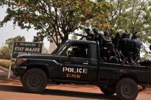 Un véhicule de la police malienne. © AFP
