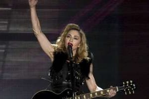 À Washington, Madonna soutient maladroitement Barack Obama. © AFP