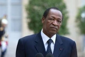 Blaise Compaoré, président du Burkina Faso, le 18 septembre 2012 à Paris. © AFP