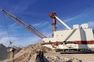 Une mine de phosphate exploitée par OCP. Le groupe marocain cherche à moderniser ses infrastructures et à renforcer ses capacités de production. © OCP