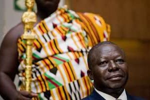 Le roi ghanéen Otumfuo Osei Tutu II à Oslo, le 11 octobre 2012. © Reuters
