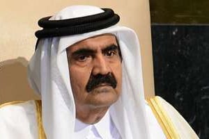 L’émir du Qatar, Hamad ben Khalifa al-Thani, est attendu à Gaza le 22 octobre 2012. © AFP