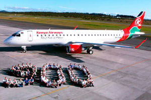 L’avionneur a livré le 10 octobre son 900e E-Jet. Le client ? KenyaAirways. DR
