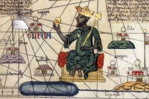 Kankan Moussa a régné sur l’empire du Mali au XIVe siècle. © British Library/Robana/Leemage