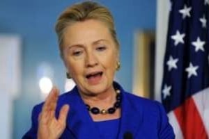 Hillary Clinton, le 24 octobre 2012, à Washington. © Jewel Samad/AFP