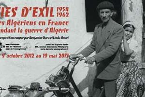 Affiche de l’exposition Vies d’exil. © DR