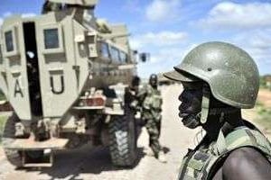 Des soldats ougandais en mission pour l’Union africaine en Somalie. © AFP
