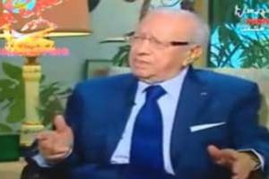Record d’audience pour l’interview de Béji Caïd Essebsi sur Hannibal TV. © Capture d’écran YouTube