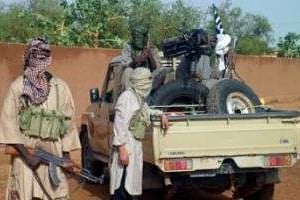 Des combattants du groupe islamiste Ansar Dine à Kidal, le 7 août 2012 dans le nord du Mali. © AFP