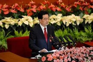Le président chinois Hu Jintao, le 8 novembre à Pékin. © AFP