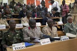 Réunion des chefs d’état-major de la Cedeao sur le Mali, le 6 novembre 2012 à Bamako. © Habibou Kouyate/AFP