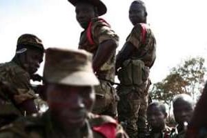 Des soldats centrafricains. © AFP